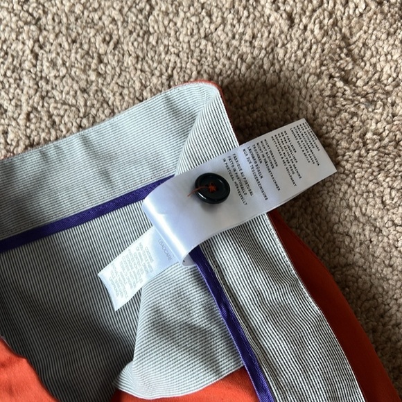 Paul Smith Orange Pleated Suit Trousers - Picture 10 of 13